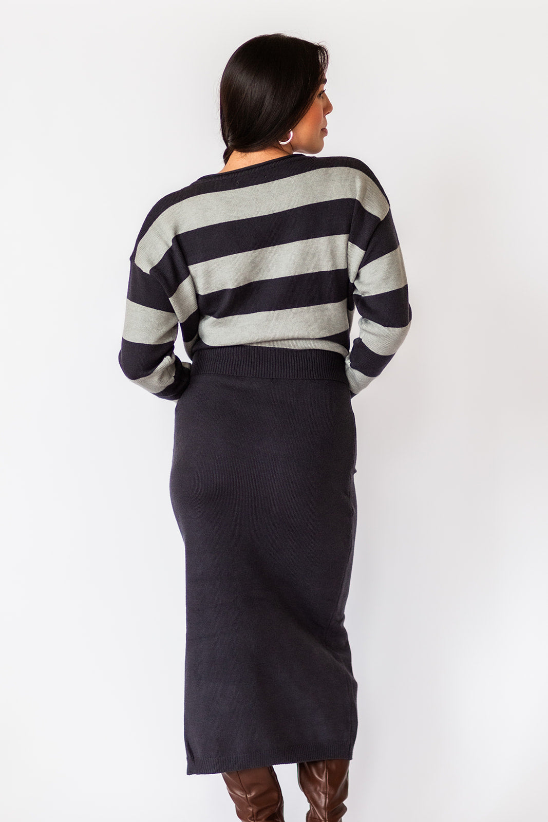 Siarah Knit Pencil Skirt