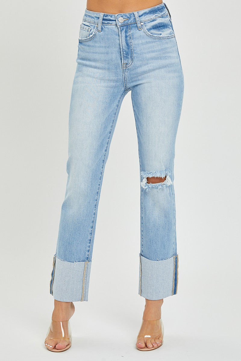 Sola Wide Cuffed Jeans