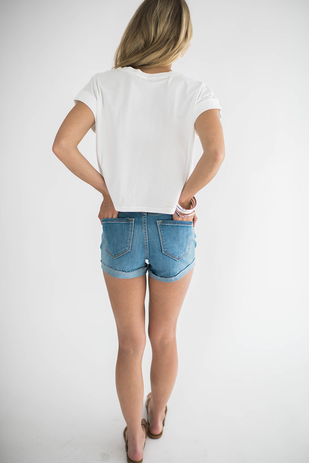 Quinley Mid Rise Shorts