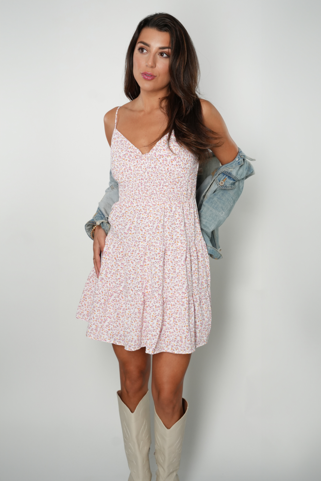 Dylan Twist Front Mini Dress