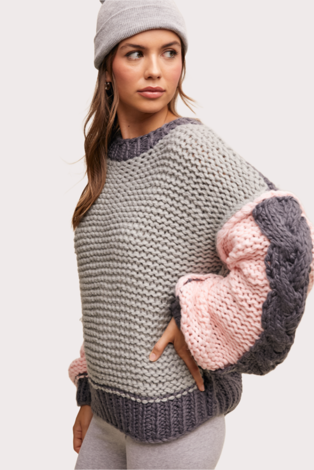 Zarela Chunky Knit Sweater